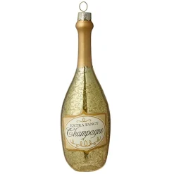 Bungalow julepynt i Glas - Möet Champagne
