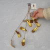 Bungalow julepynt - Mistelten i guld , small