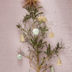 Bungalow julepynt Xmas BOX - Bell Gaya Jade, 2 stk.