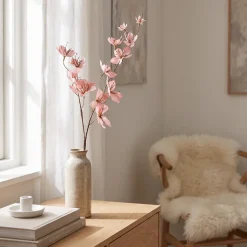 Bungalow kunstig blomst - Jasmin, Old Rose, 70 cm