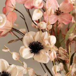 Bungalow kunstig blomst - Jasmin, Old Rose, 70 cm