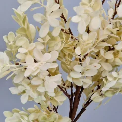Bungalow kunstig blomst - Ruscus, Creme