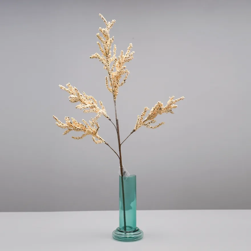 Bungalow Kunstig Blomst - Snowberry Branch, Ivory