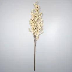 Bungalow Kunstig Blomst - Snowberry Branch, Ivory