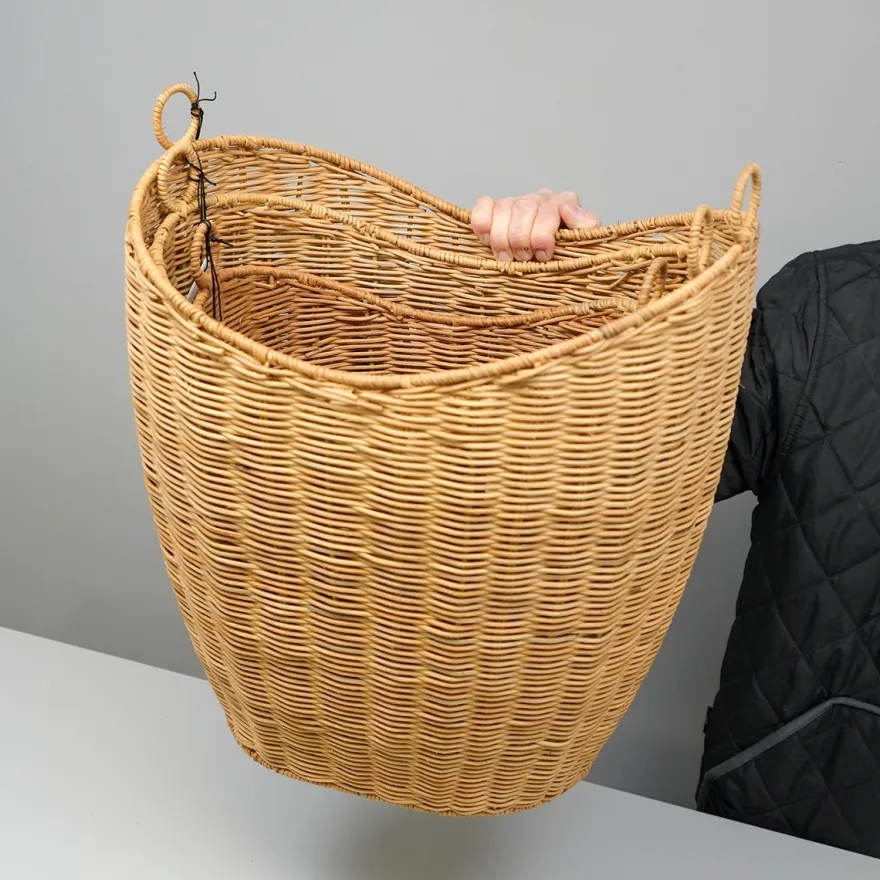 Bungalow kurvesæt i Rattan. Sæt med 3 stk