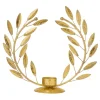 Bungalow lysestage - Golden Leaf Wreath - SMALL