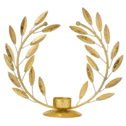 Bungalow lysestage - Golden Leaf Wreath - SMALL