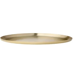 Bungalow Metalbakke Guld Ø40 cm
