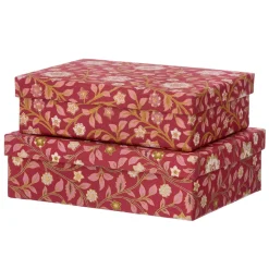 Bungalow Oblong SMALL æskesæt - Roja Scarlet
