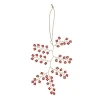 Bungalow Perlepynt - Twig Ruby 14 cm