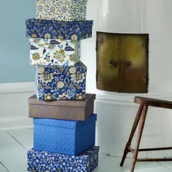 Bungalow æskesæt - Cubic duo M - Lulu Indigo