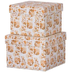 Bungalow æskesæt - Cubic duo S - Marigold Raspberry