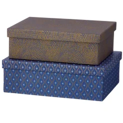 Bungalow æskesæt - Treasure Box - Zen Indigo
