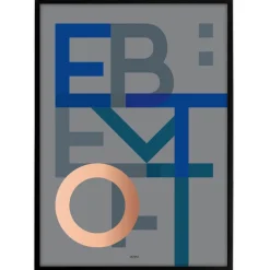 Bynavne Plakat - Grå - Vælg by