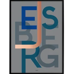 Bynavne Plakat - Grå - Vælg by