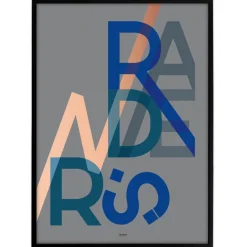 Bynavne Plakat - Grå - Vælg by