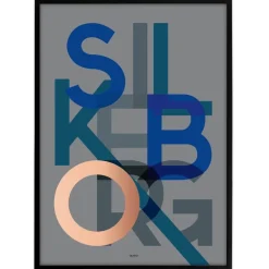 Bynavne Plakat - Grå - Vælg by