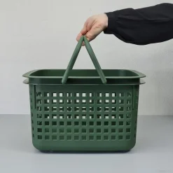 Cestino kurv i Armygrøn - Medium