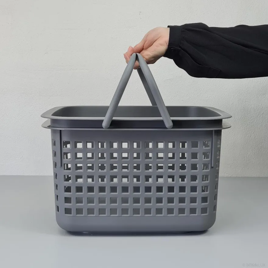 Cestino kurv i Grå - Medium