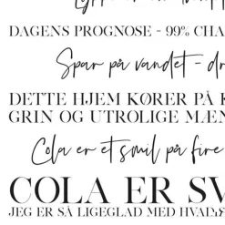 Cola plakat