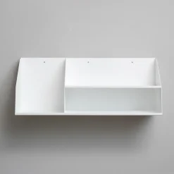 Como Archishelf i metal med 2 lag - 60 CM - Hvid