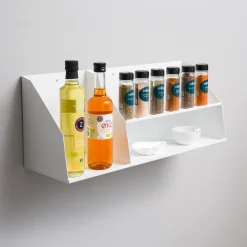 Como Archishelf i metal med 2 lag - 60 CM - Hvid