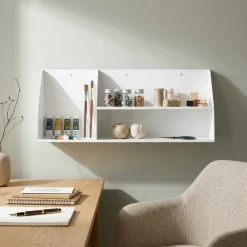 Como Archishelf i metal med 2 lag - 60 CM - Hvid