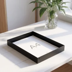 Como bakke i metal - A4 - Sort