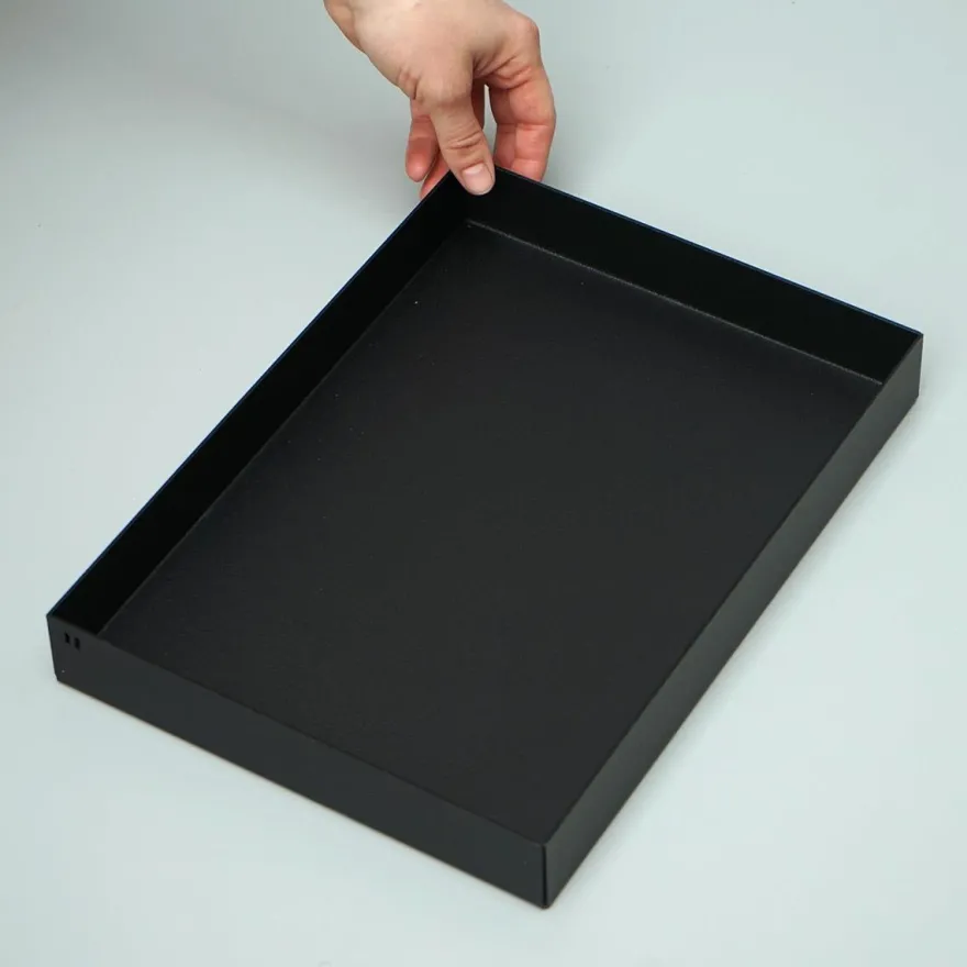Como bakke i metal - A4 - Sort