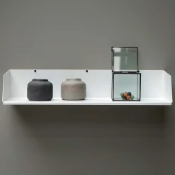 Como boghylde i metal - 60 cm - Hvid