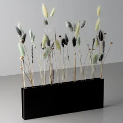 Como Flower Pot TEN - Væghængt vase i metal, Sort