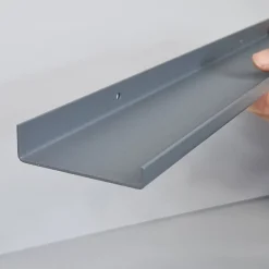 Como Gallerihylde i metal - 40 cm. - Grå