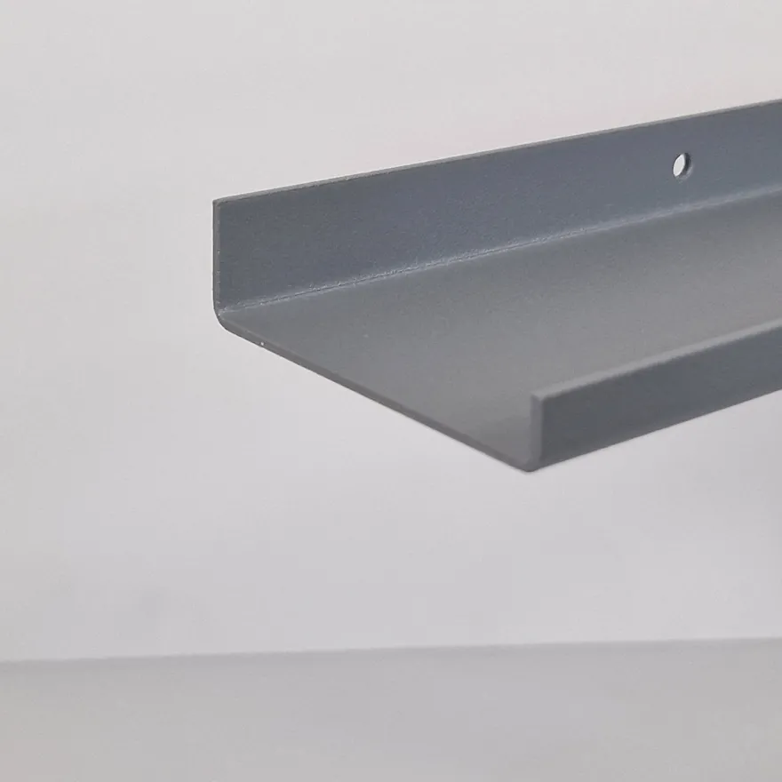 Como Gallerihylde i metal - 40 cm. - Grå