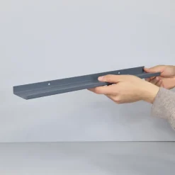 Como Gallerihylde i metal - 40 cm. - Grå