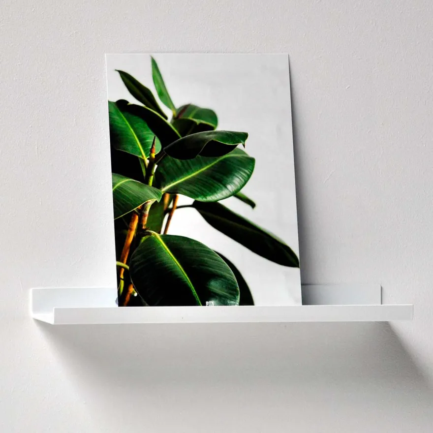 Como Gallerihylde i metal - 20 cm. - Hvid