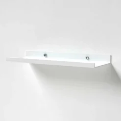 Como Gallerihylde i metal - 20 cm. - Hvid