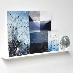 Como Gallerihylde i metal - 60 cm. - Hvid
