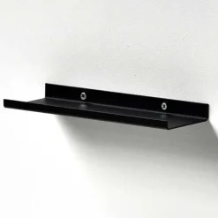 Como Gallerihylde i metal - 20 cm. - Sort