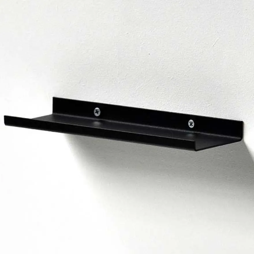 Como Gallerihylde i metal - 20 cm. - Sort