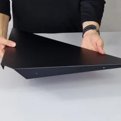 Como hjørnehylde i metal - SORT - Large