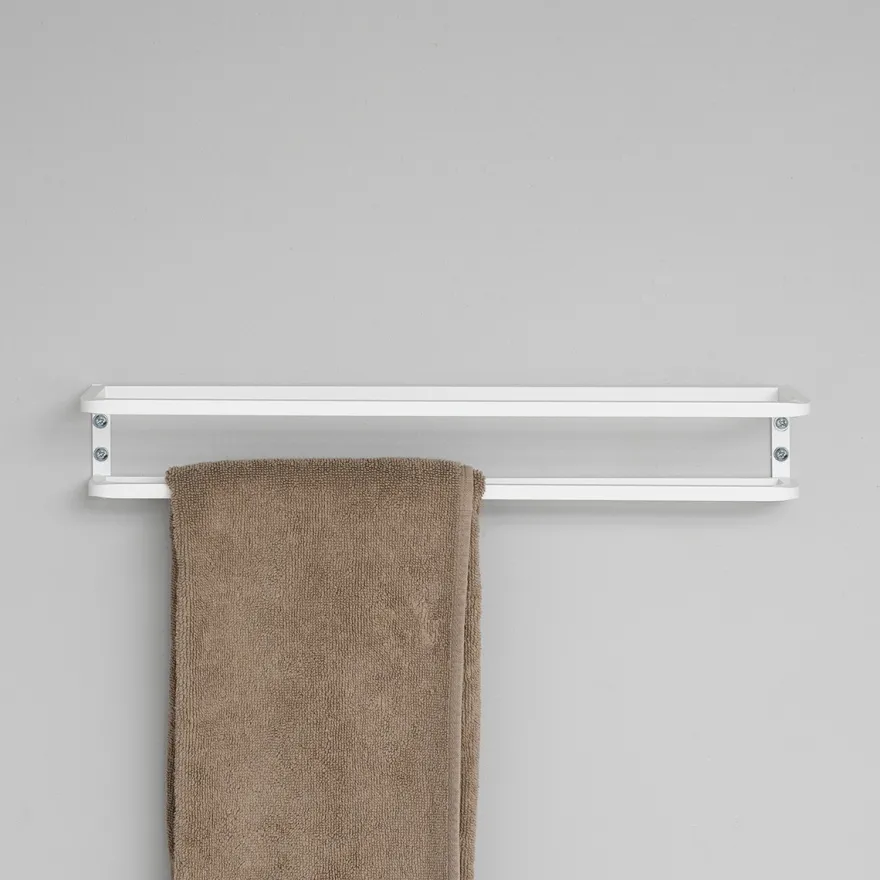 Como Håndklædeholder til væggen - Hvid 40 cm