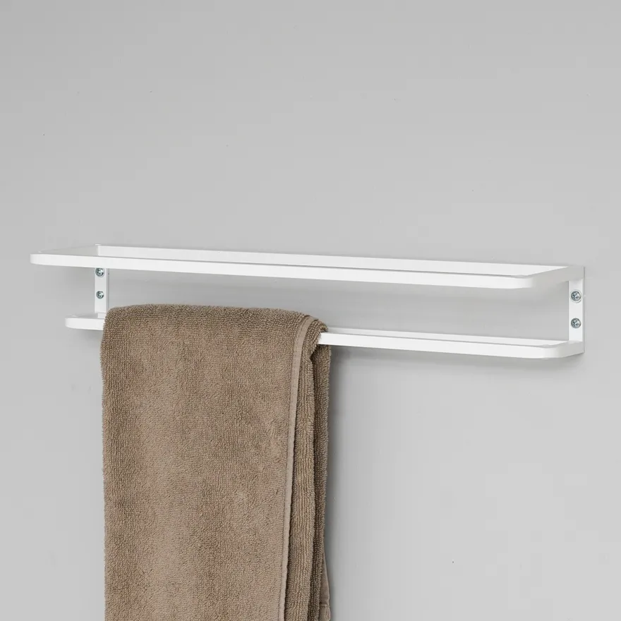 Como Håndklædeholder til væggen - Hvid 40 cm