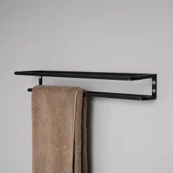 Como Håndklædeholder til væggen - Sort 40 cm
