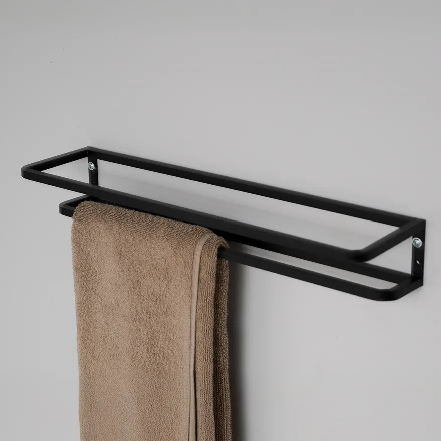 Como Håndklædeholder til væggen - Sort 40 cm