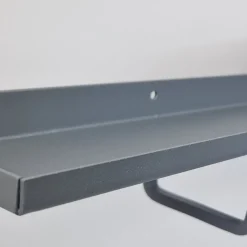 Como Hylde med knager - Grå - 50cm