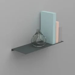 Como Hylde 40x15 cm. - Grå metal
