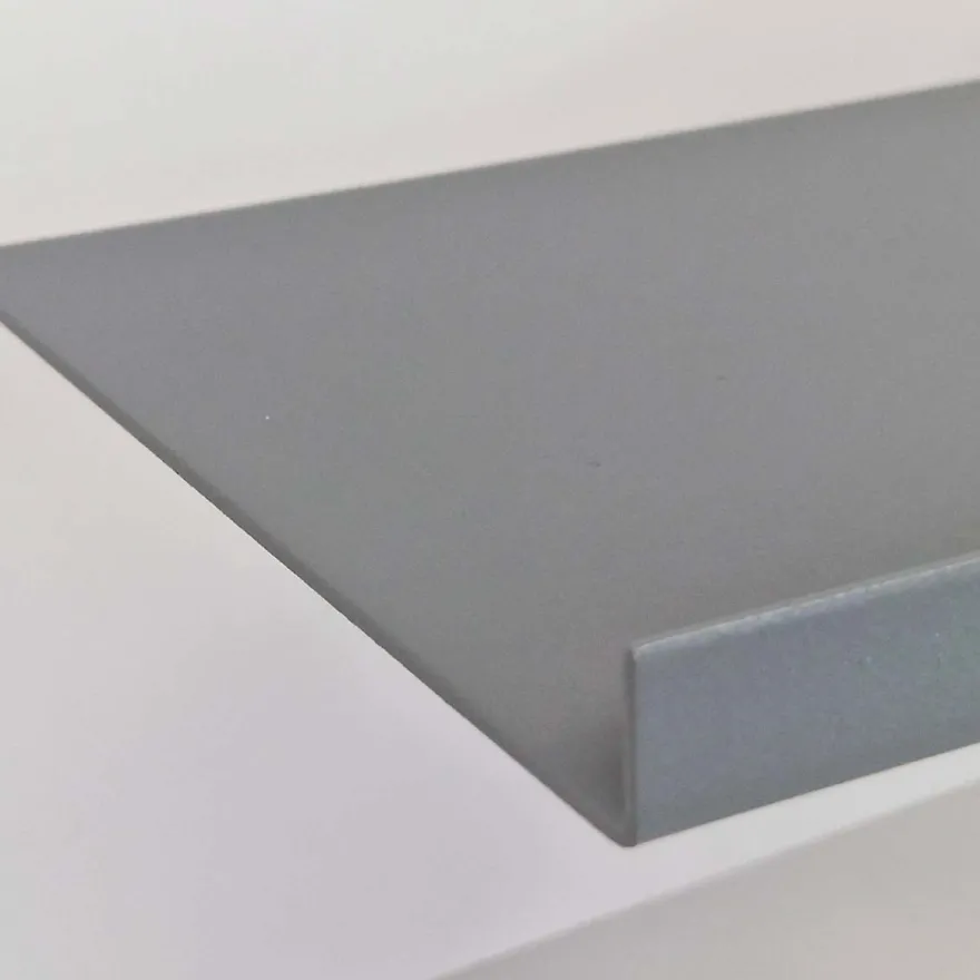 Como Hylde 40x15 cm. - Grå metal