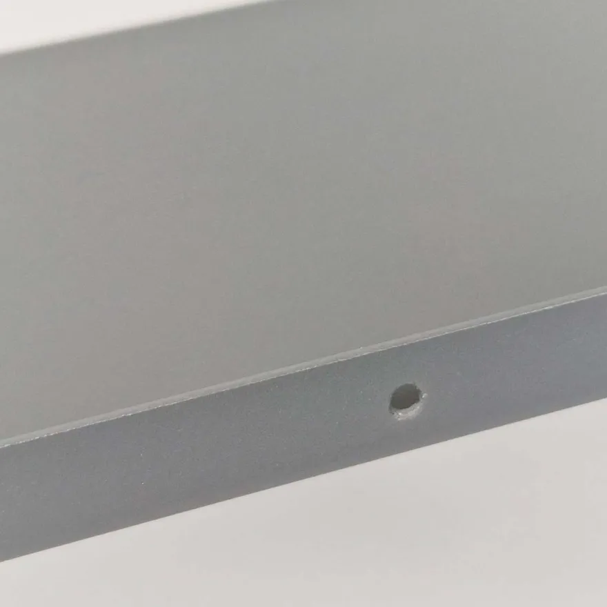 Como Hylde 40x15 cm. - Grå metal