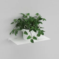 Como Hylde 25 x 15 cm - Hvid metal