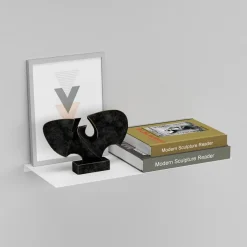 Como Hylde 37,5 x 15 cm - Hvid metal